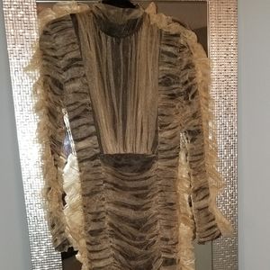 *Ruffled Chiffon Dress*